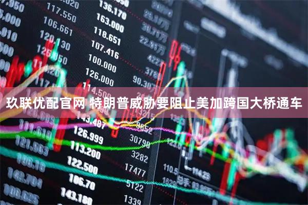 玖联优配官网 特朗普威胁要阻止美加跨国大桥通车